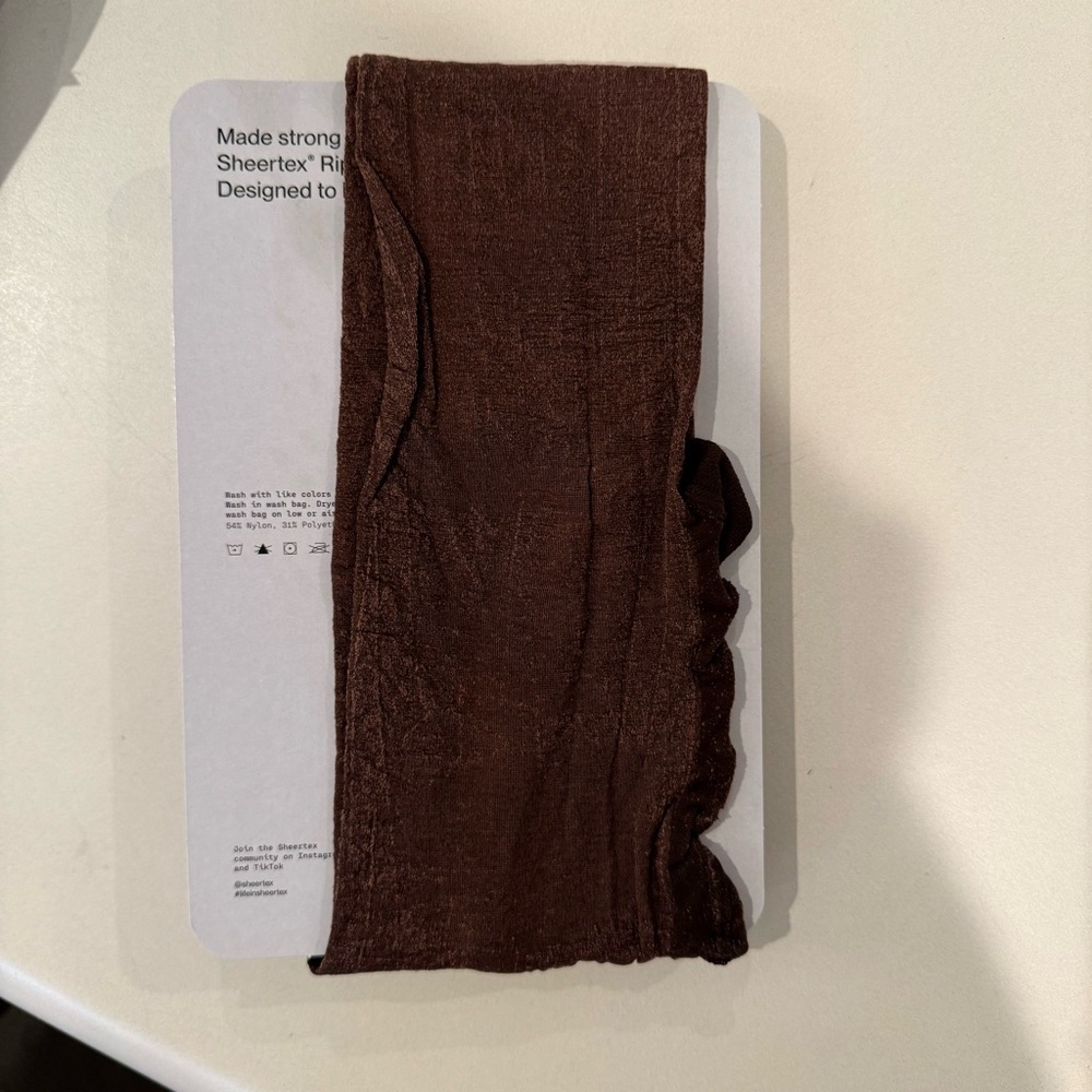 Sheertex Nude Sheer Tights 3XL Brown